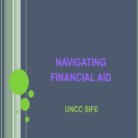 Navigating financial aid