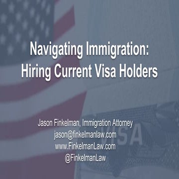 Navigating Immigration: How to Hire Current Visa Holders