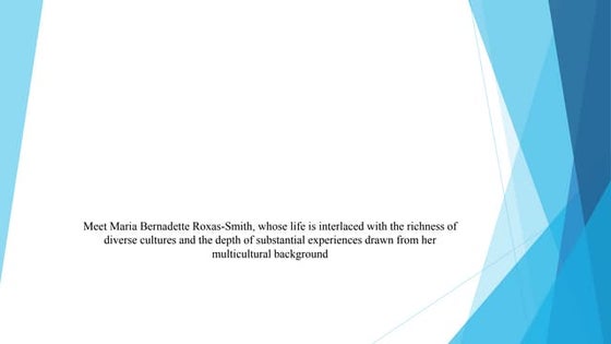 Maria bernadette roxas-smith