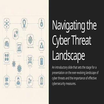 Navigating the Evolving Cyber Threat Landscape: Risks and Defenses | PPTX