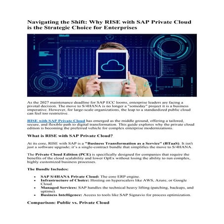 Migration scenarios RISE with SAP S4HANA Cloud, Private Edition ...