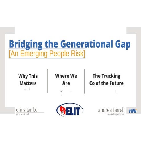 Navigating the workplace generation gap in transportation