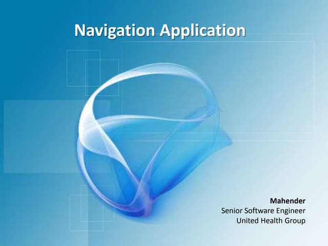 Navigation application in silverlight
