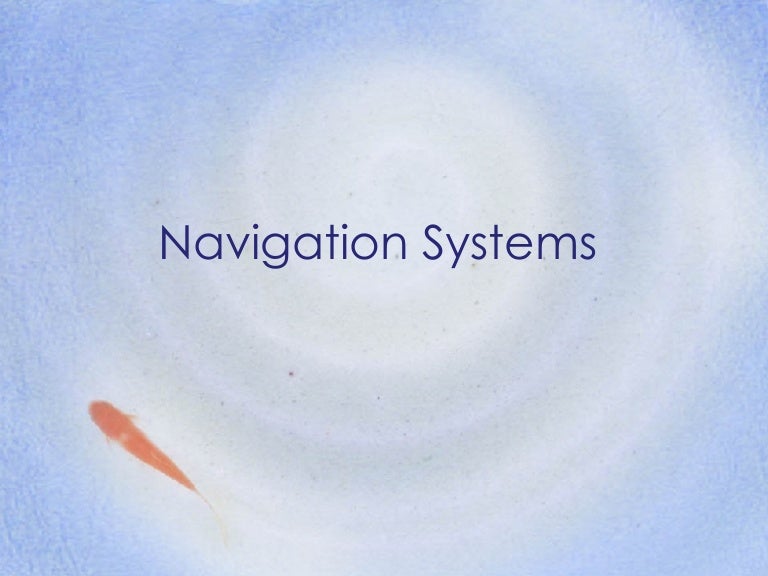Navigation Systems
