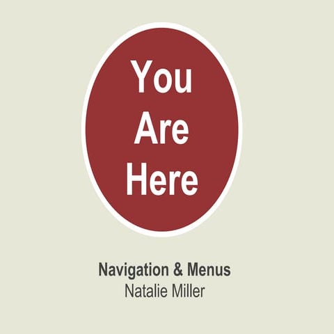 Navigation and menus