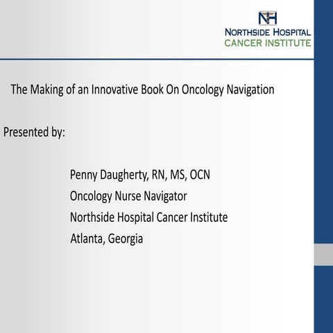 Navigation Book, Penny Daugherty, RN, MS, OCN, ONN-CG