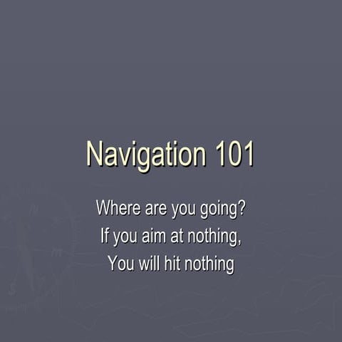Navigation to Career