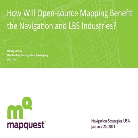 MapQuest: How OSM Benefits & Vice Versa