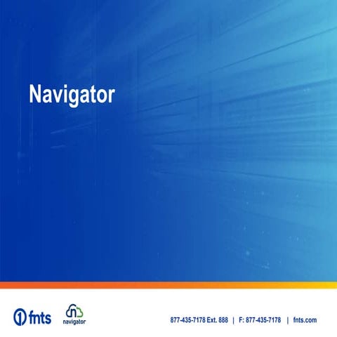 Navigator - Your Cloud Management Platform
