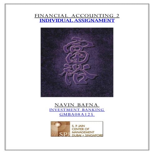 Financial Accounting