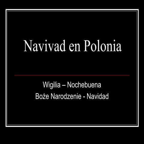 Navivad En Polonia