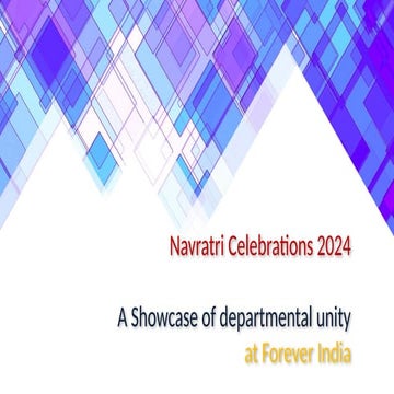 Navratri 2024 Celebrations presentations