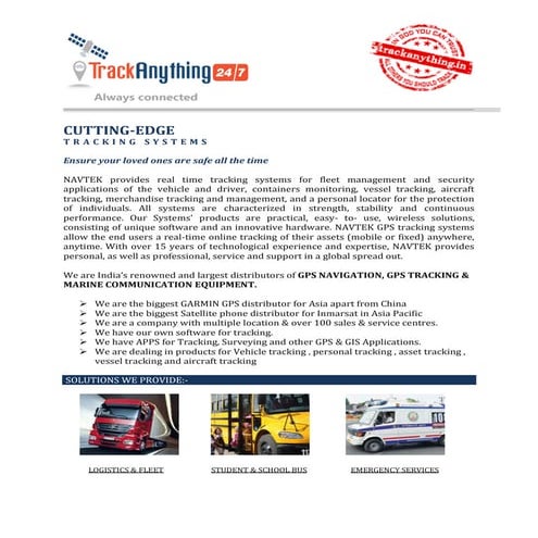 Ctrack Products Brochure | PDF
