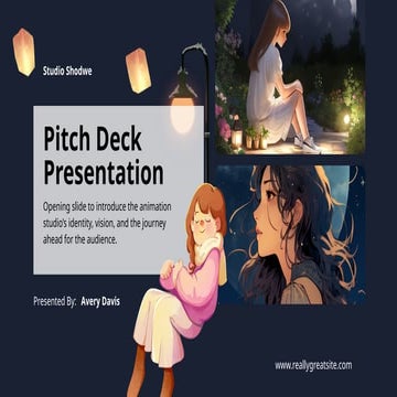 Studio Shodwe Animation Studio Pitch Deck: Creativity, Storytelling ...