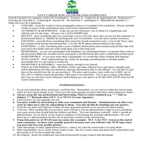 Navy career wise_facebook_page_guidelines2