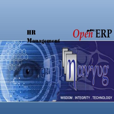 Navyug open erp hr module presentation 2012