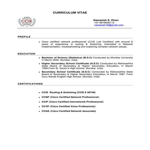BMS ENGINEER CV | DOCX