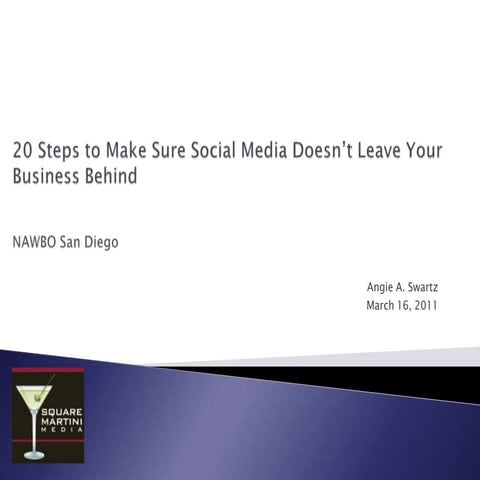 20 Steps to Make Sure Social Media Doesn't Leave Your Business Behind