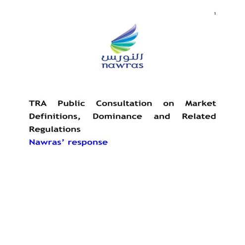 Tra's position statement on adc public consultation | PDF