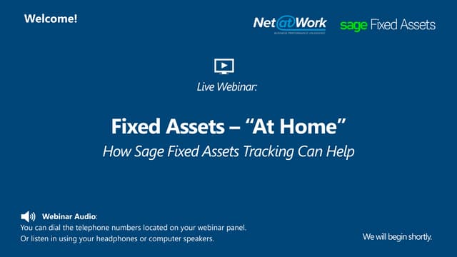 Fixed Assets are Suddenly Mobile “At Home” Assets