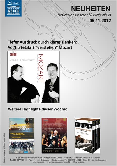 Blu-ray, DVD- und CD-Neuheiten Nove...