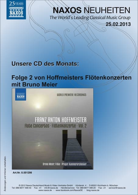 NAXOS-Neuheiten im März 2013