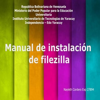 tutorial de filezilla