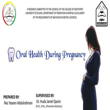 dental problem during pregnancy ........pptx