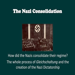 Nazi consolidation