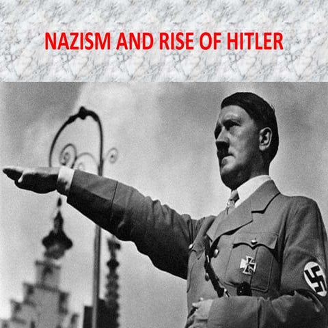 Nazism and rise of hitler