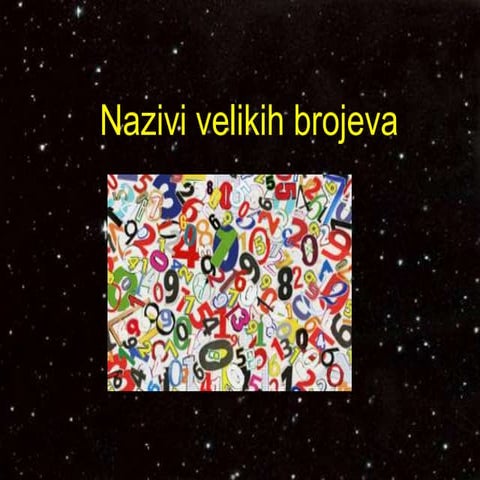 Nazivi velikih dekadnih jedinica | PPTX