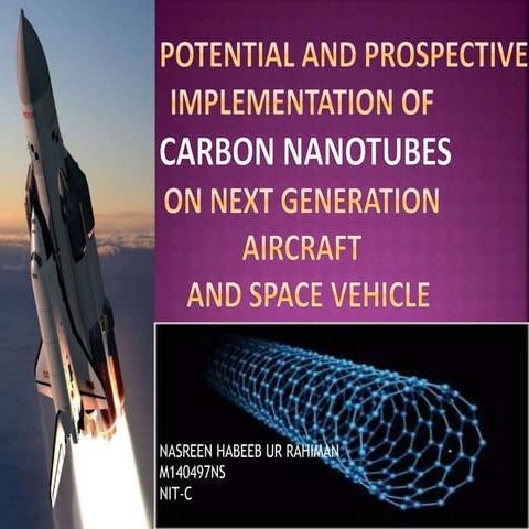 Carbon nanotubes for Aerospace applications
