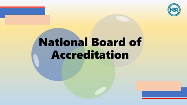 National Board Of Accreditation