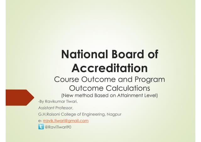 Course Outcome and Program Outcome Calculation(new method)