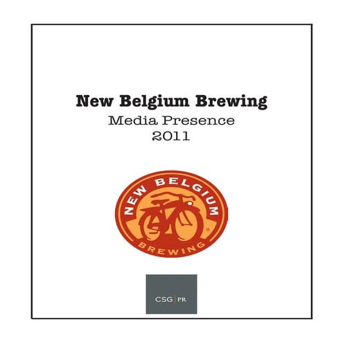 New Belgium Brewing 2011 Clipbook
