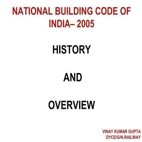 National building codes 2005 history overview