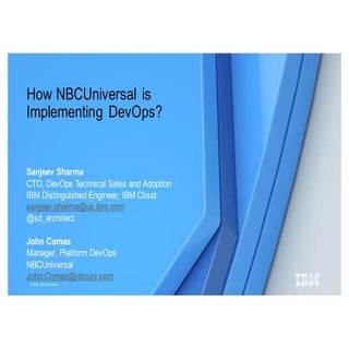 How NBCUniversal Adopted DevOps