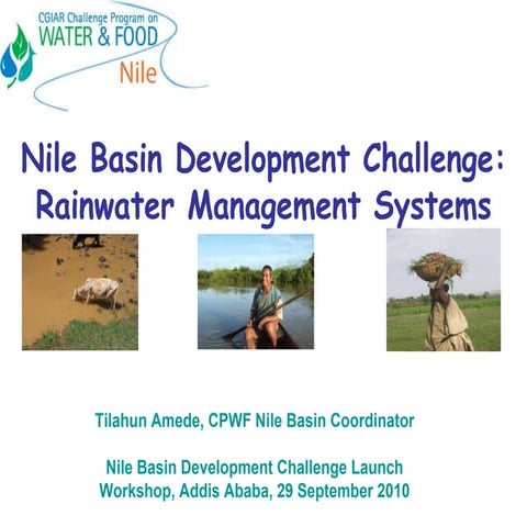 Nile Basin Development Challenge: Rainwater Management Systems