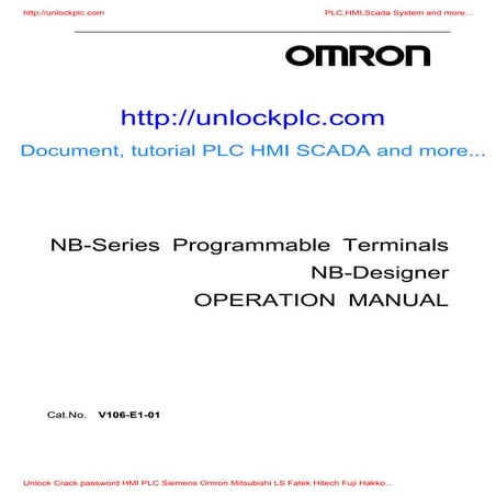 NB Designer Manual Operation [unlockplc.com]