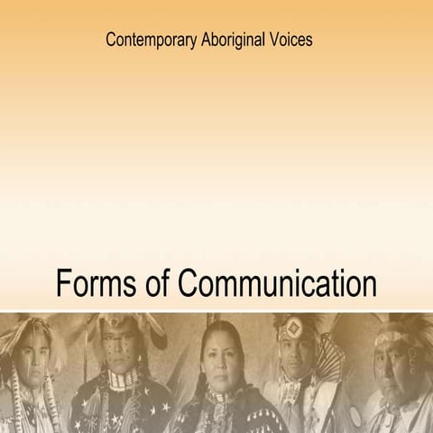 Indigenous communication practices and myths | PPTX