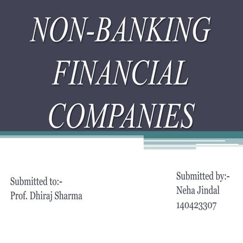 non banking financial companies