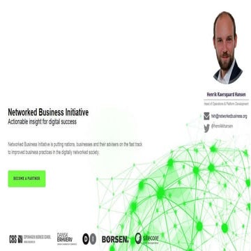 Introduction to NBI by Henrik Kaersgaard, Head of Operation (1)