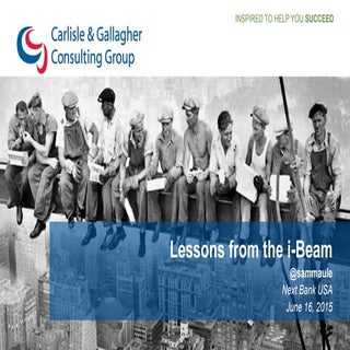 Lessons from the i-Beam