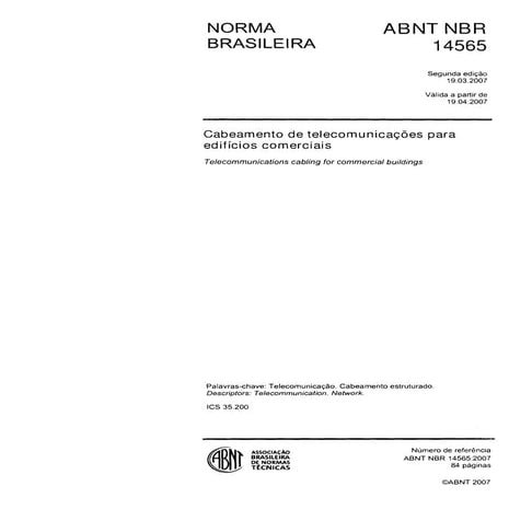 Nbr 14565-2007 | PDF