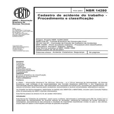 Nbr 14280 | PDF