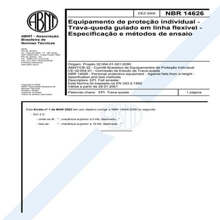 Nbr 14827-2002-chumbadores-instalados-em-elementos-de-concreto | PDF