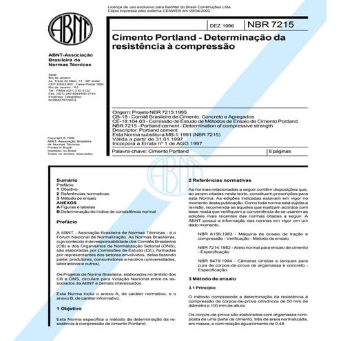 Nbr 7215 | PDF