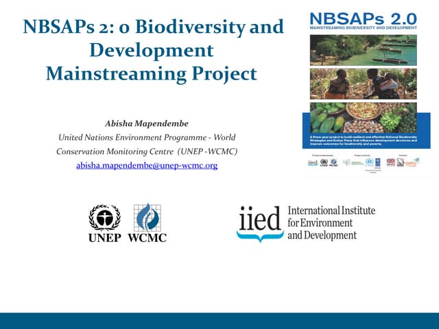 National Biodiversity Strategies & ...