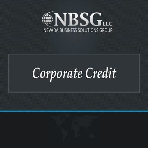 Building Corporate Credit 