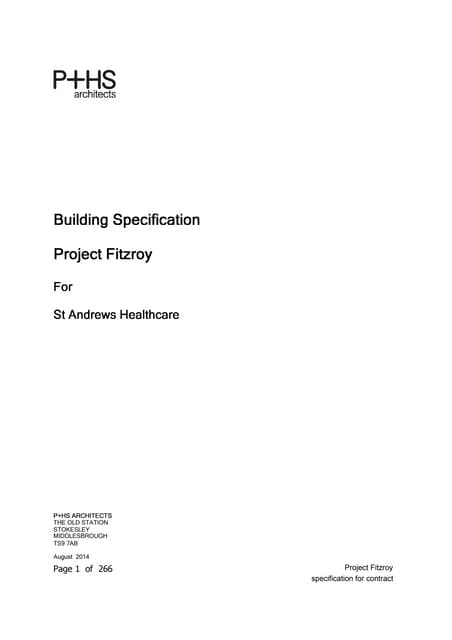 Specifications 101 | PPT